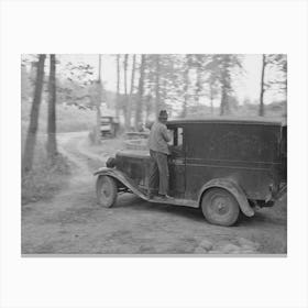 Untitled Photo, Possibly Related To Blueberry Pickers Preparing To Go To The Fields Near Little Fork, Minnesota By Canvas Print