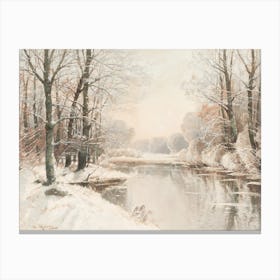 Winter Scene Canvas Print