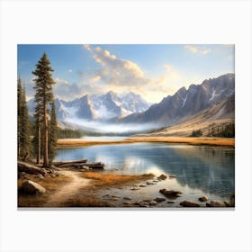 Mountain Lake 4 Canvas Print