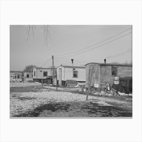 Part Of Shantytown,Spencer, Iowa By Russell Lee Canvas Print