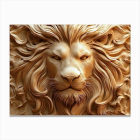 Lion Head 14 Canvas Print