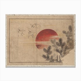 Album Of Sketches By Katsushika Hokusai And His Disciples, Katsushika Hokusai 11 Canvas Print