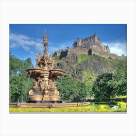 Edinburgh Castle Scotland Canvas Print