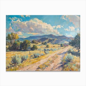 Western Landscapes Santa Fe New Mexico 3 Canvas Print