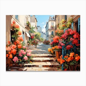 Flowers Of Europe 6 Canvas Print