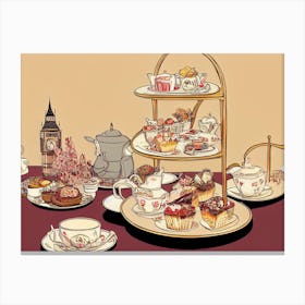 Big Ben Tea Canvas Print