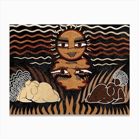 Skinny Dipping Canvas Print