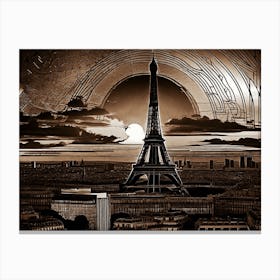 Paris Eiffel Tower 137 Canvas Print