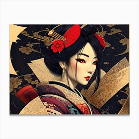 Geisha 33 Canvas Print