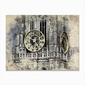 Clock Tower Canvas Print