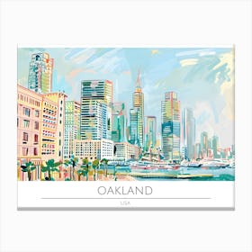 Oakland Cityscape Canvas Print