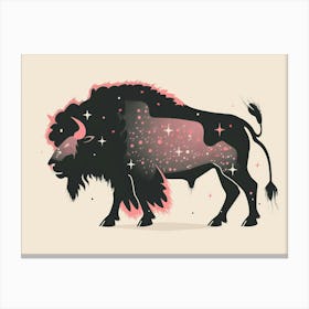 Bison Zodiac Canvas Print