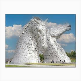 The Kelpies Falkirk 11546 Canvas Print