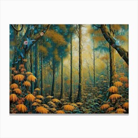 Forest Of Flowers Canvas Print