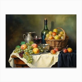 Still Life With Fruit Canvas Print