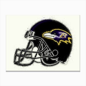 Baltimore Ravens Helmet Canvas Print