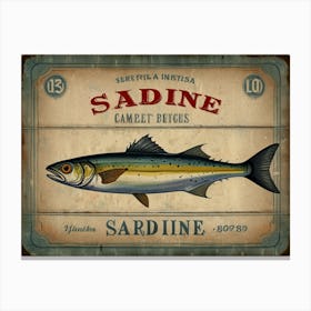 Sardine 2 Canvas Print