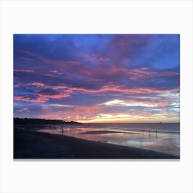 Sunset at Tamarindo Beach, Costa Rica Canvas Print