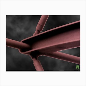 Close Up Of A Metal Structure 2020060684rt1pub Canvas Print