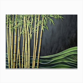 Bamboo Tree Canvas Print