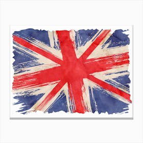 Vintage British Flag Canvas Print