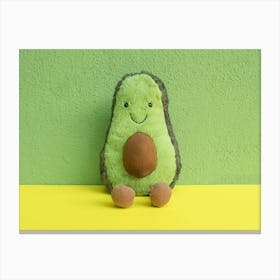 Avocado Stuffed Animal Canvas Print