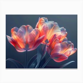 Tulips artwork 002 Canvas Print