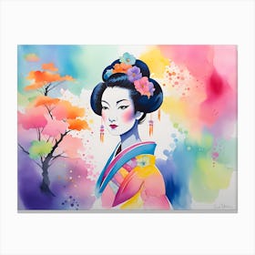 Geisha 55 Canvas Print