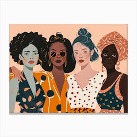 Women Of Color 25 Canvas Print