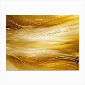 Gold Lines Canvas Print