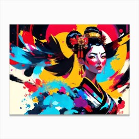 Geisha 120 Canvas Print