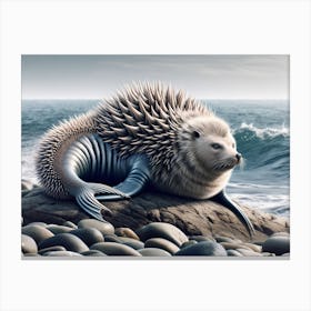 Hedgehogseal Canvas Print