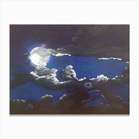 Full moon Canvas Print