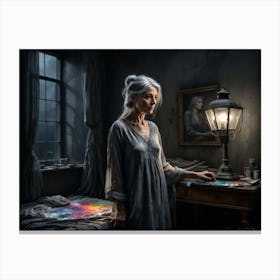 Old Lady 1 Canvas Print