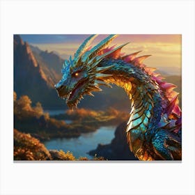 Crystal Dragon 1 Canvas Print