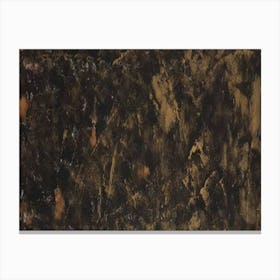 Black And Gold Marble Canvas Print