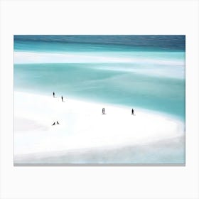 White Sand Beach Canvas Print