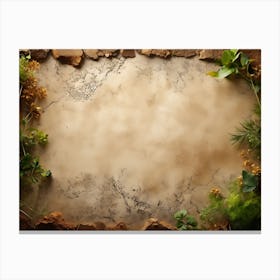 Old Stone Frame Canvas Print