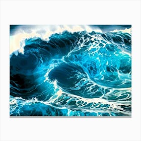 Ocean Waves Canvas Print