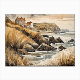 European Coastal Painting (41) Canvas Print