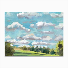 Nothing But Blue Skies Canvas Print