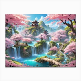 Asian Landscape Canvas Print