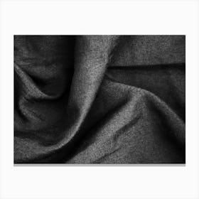 Black And White Fabric Canvas Print