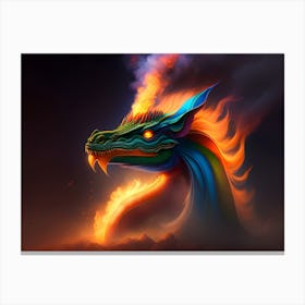 Dragon Of Fire Canvas Print