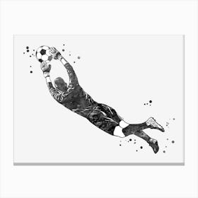 Male Soccer Player Canvas Print