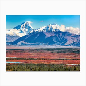 Alaska Mountain Range Canvas Print