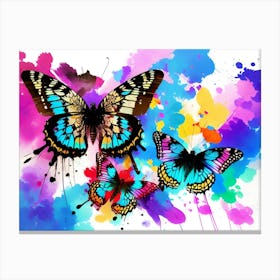 Colorful Butterflies 133 Canvas Print