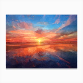Sunset Shore 17 Canvas Print