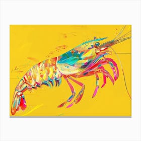 Shrimp Print 3 Canvas Print