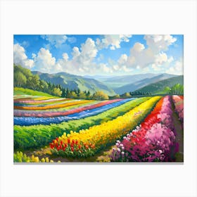 Flower Field Canvas Print